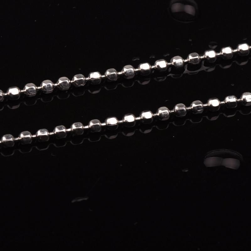 Fashionable Necklace Stainless Steel Cut Bead Chain Made of Jewelry