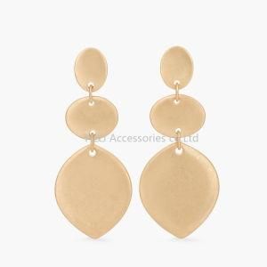 Fashion Latest Hoop Pendant Gold Earring Designs Jewelry