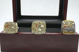 Custom Sports Rings 1997 1998 2015 Denve&prime; Broncos Championship Ring Size11