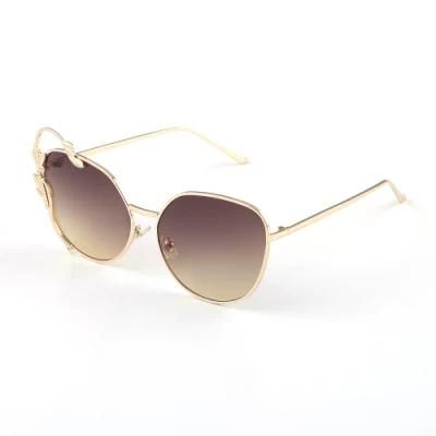 Gold Leaf Decorate Luxury Feeling Sunglasses