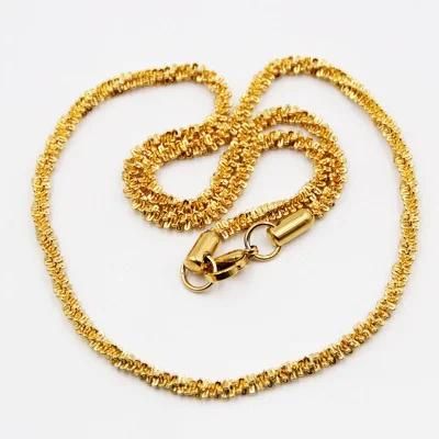 PVD Gold Plated 316L Stainless Steel Jewelry Fashion New Cauliflower Chain Bracelet Necklace Jewelry