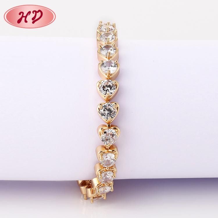 Hot Sale Jewelry Fashion Rose Gold Plated Bracelet for Girls