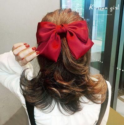 20cm Fashion Big Bow Hairpin Cute Red Hairpin for Woman