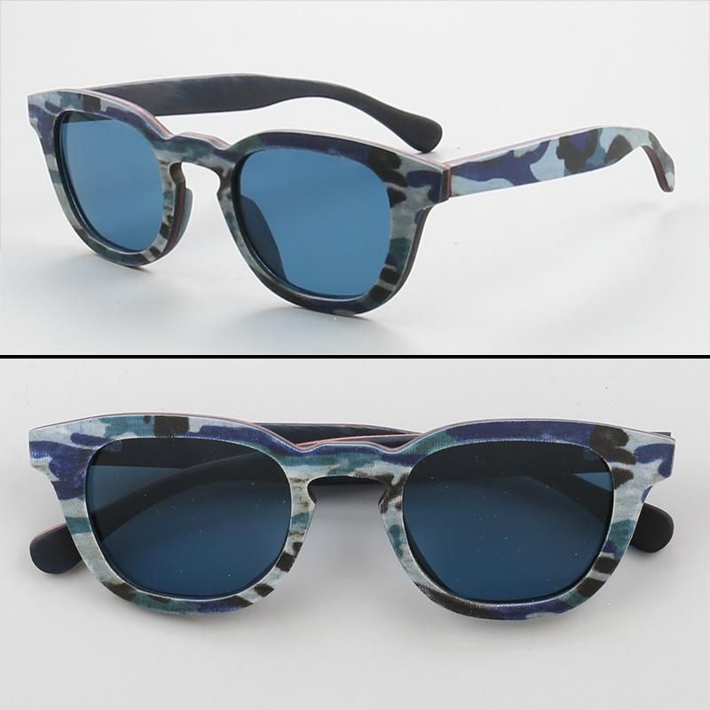 New Wood Wooden Sunglasses with Mirror Lens