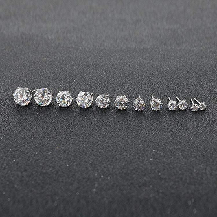 Cubic Zirconia Stud Earrings