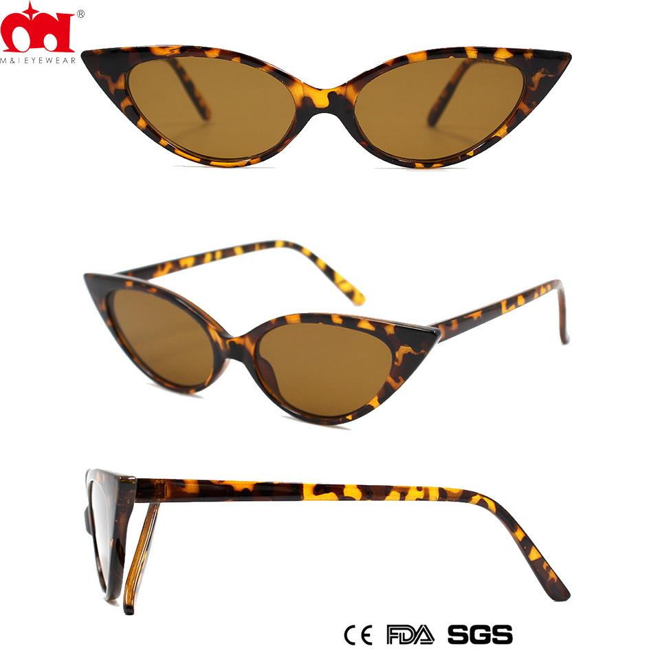 Ladies Fashion Plastic Sun Glasse Cat Eye Fashion Wholesale (WSP904186)