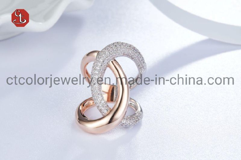 Hot Selling Silver Ring Trend Jewelry Silver or Brass Ring