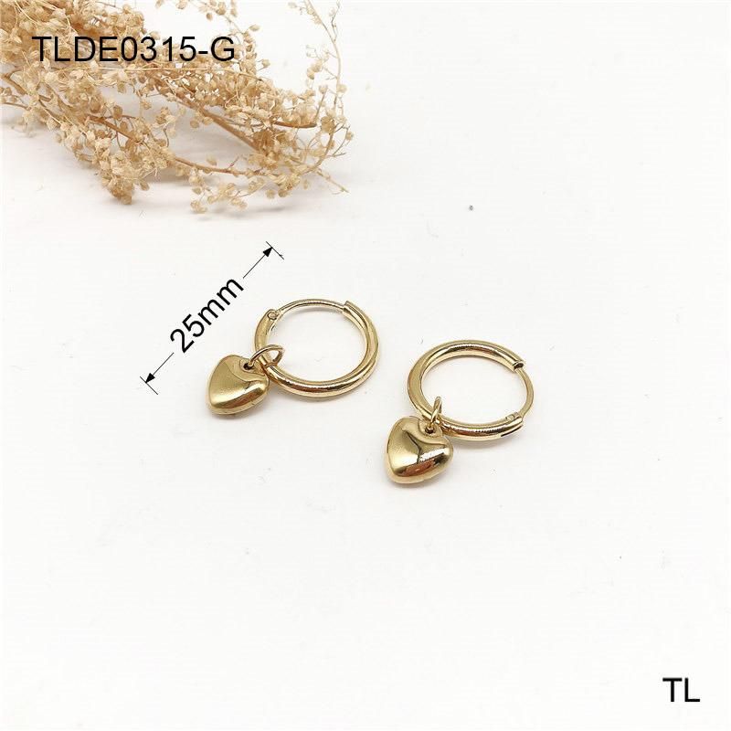 Manufacturer Custom Earring Stud High Quality Waterproof Earring jewellery Tarnish Free Jewelry 18K Gold Plated