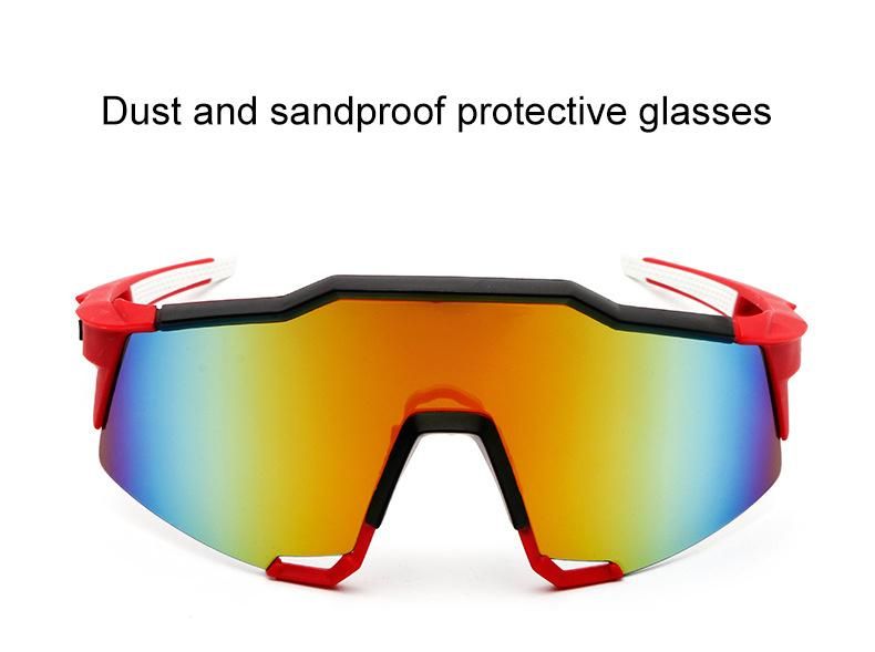 Wholesale Factory 2021 Big Frame PC Lens Windproof Cycling UV400 Protection Outdoor Sunglasses for Men Women