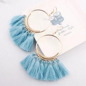 European American Fashion Tassel Earrings Luxury Eardrop