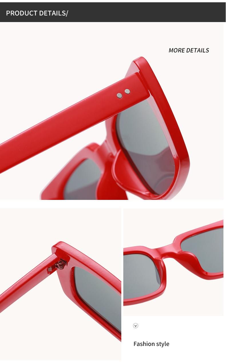 2022 Popular Vintage Shades Square Oversized Sun Glasses Wholesale Custom Fashion Design Hot Selling Women Fancy UV400 Women Trendy Sunglasses