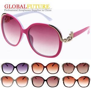 Fashion Women PC Metal AC Lens Sunglasses