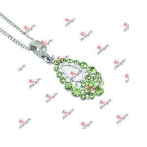 New Custom Alloy Green Color Rhinestone Charms Jewelry (SDK60128)