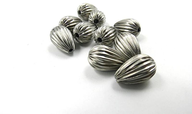 Metal Ball Stainless Steel Waterdrop Bead for Jewelry