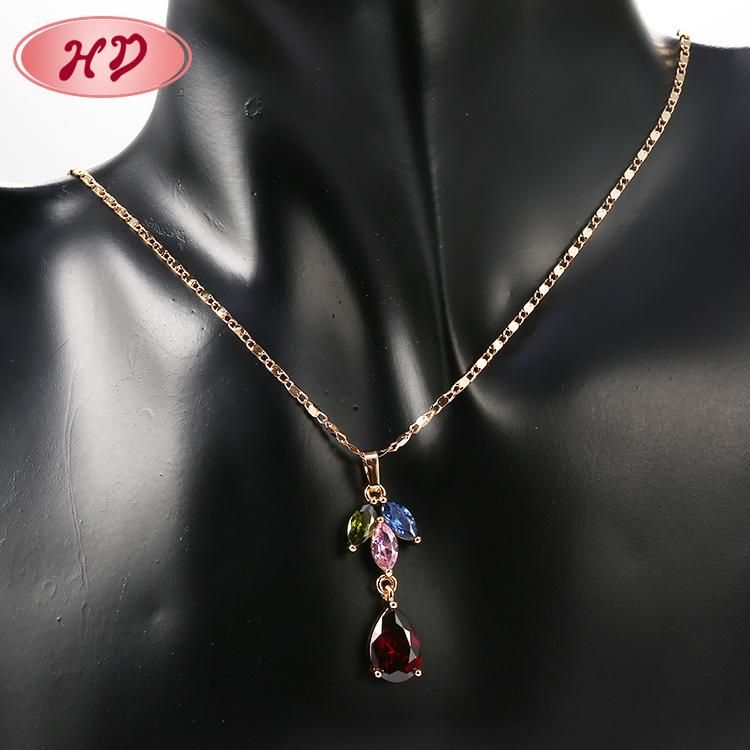 Fashion Women 18K Gold Plated Costume Imitation Charm Bracelet Ring Jewelry with Earring, Pendant, Necklace Sets Jewelry