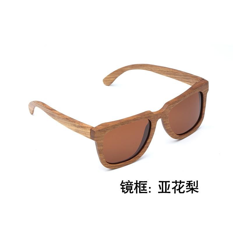 Unisex Fashion Handmade Polaroid Wooden Bamboo Sunglasses