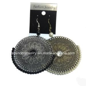 Jewelry Antique Silve Alloy Plated Simple Earrings for Women