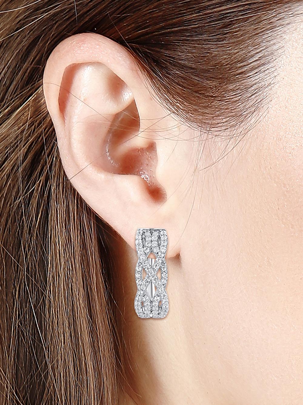 Fashion Jewelry Set Wholesale Silver Earring for Women