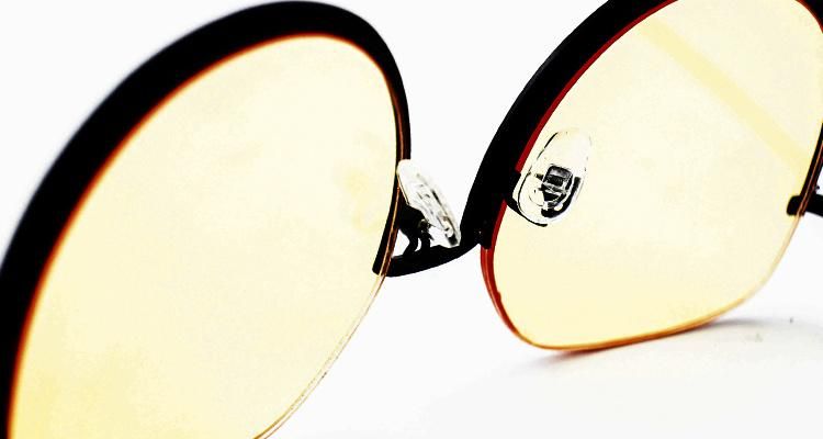 Round Half Frame Vintage Stock Women Sunglasses