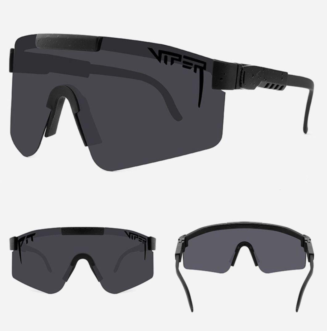 2021 Fashion One Piece Outdoor Windproof Sunglasses Oversize Big Large Shield Visor Goggles Sunglasses for Men Women