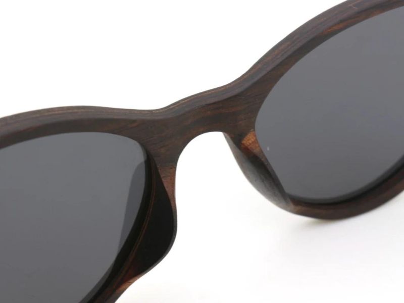 Cat Eye Design Wholesale Two Layers Wooden Sunglasses Ready to Ship