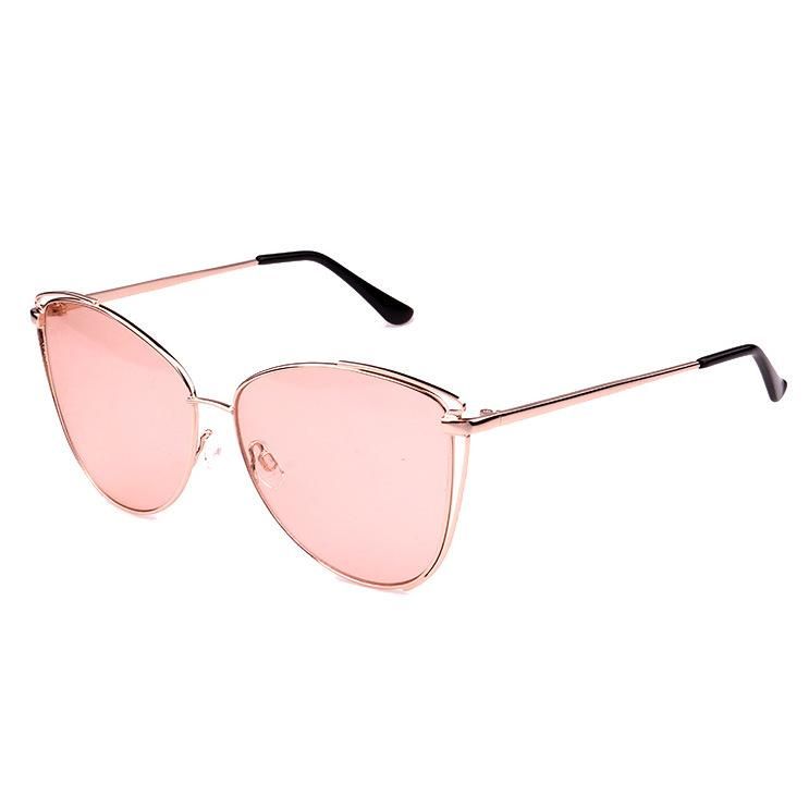 2018 Hot Selling Fashionable Cat Eye Metal Sunglasses