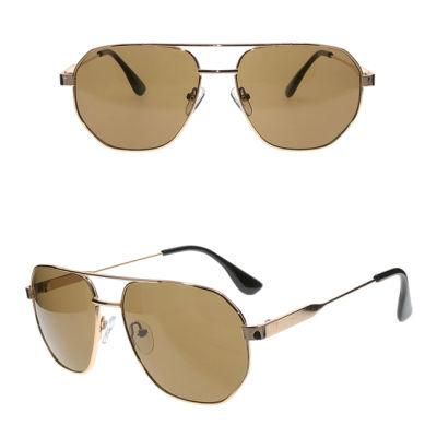 Polygon Stylish Metal Fashion Pilot Sunglasses