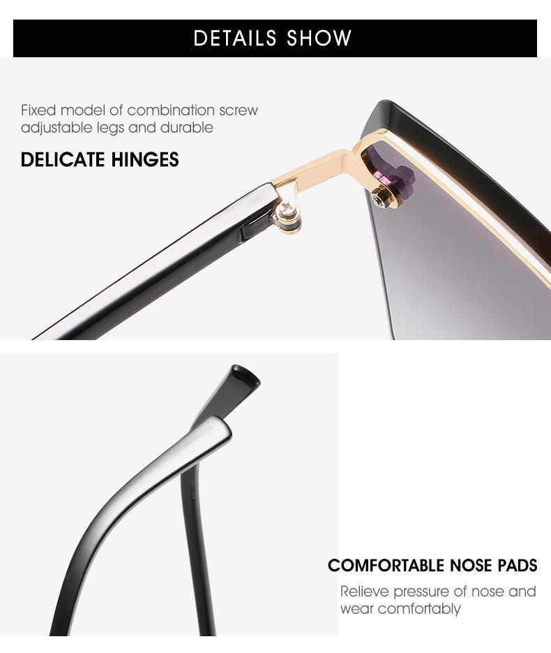 Square Designer Eyeglasses Frame Sunglasses