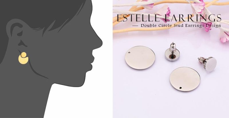 Stainless Steel Earrings New Fashion Jewelry Minimalist Earring Stud
