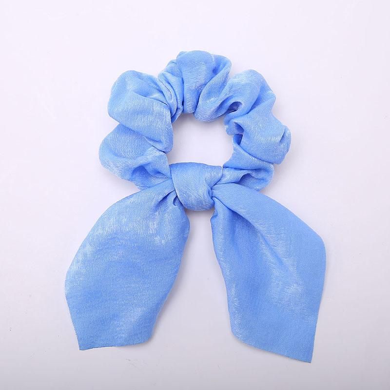 Colorful Elastic Elegant Hair Scrunchies with Bowknot Hair Band