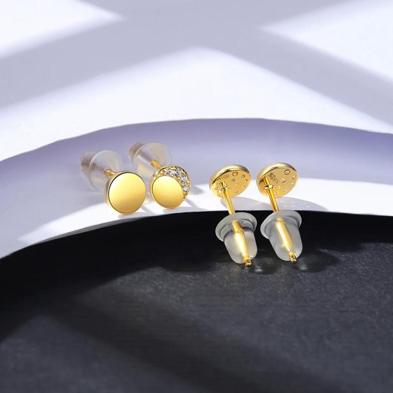 Best Quality 925 Sterling Silver Stud Wedding Earrings Jewellry