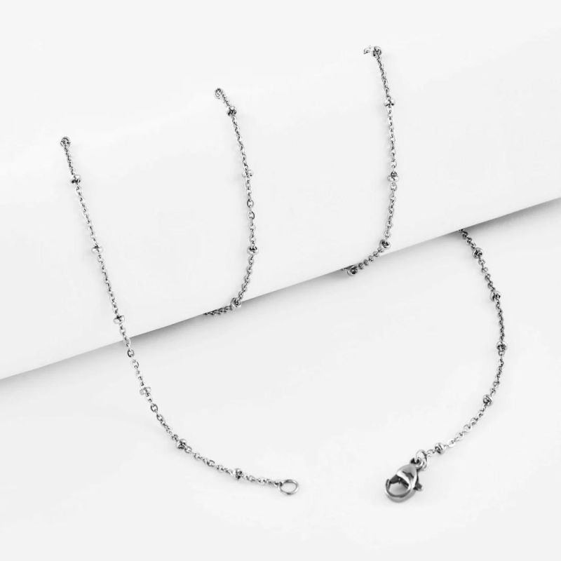 New Design Statelite Lady Jewelry Anklet Bracelet Necklace for Pendant Stainless Steel Gold Plated