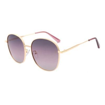 2022 Hot Sale Fashion High Quality Luxury Men Women Big Shade Metal Sunglasses