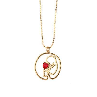 Fashion Simple Hollow out Baby Love Necklace Jewelry