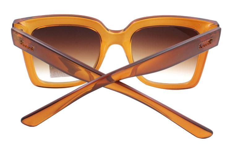 Top Fashion Custom 2022 Latest Brown Oversize Square Women Sunglasses