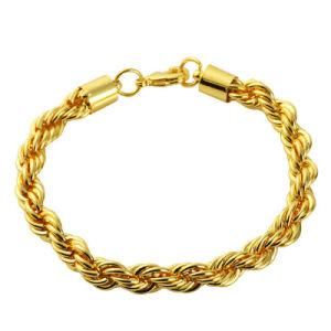 New Bangle Man Gift Gold Bracelet Jewelry Set