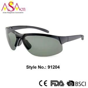 Custom New Design Fashion Men Polarized Sports Sunglasses (91204)