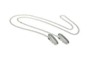 Silver-Plated Brass Napkin Holder Chain