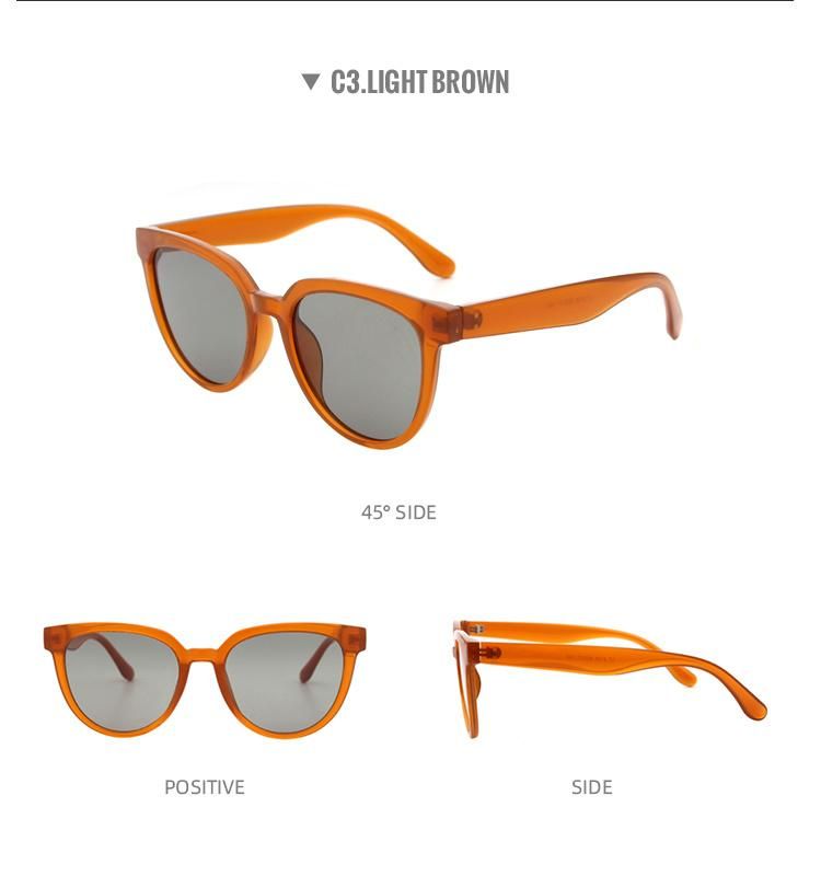 2022 Designer Hot Sale High Quality Popular Retro Lady′s Polarized Sunglasses