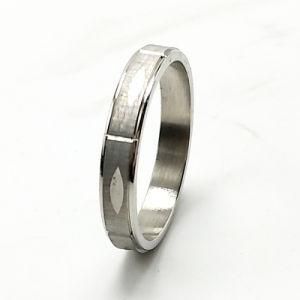2018 New Fashion Simple Silver Ring Stainless Steel Jewelry
