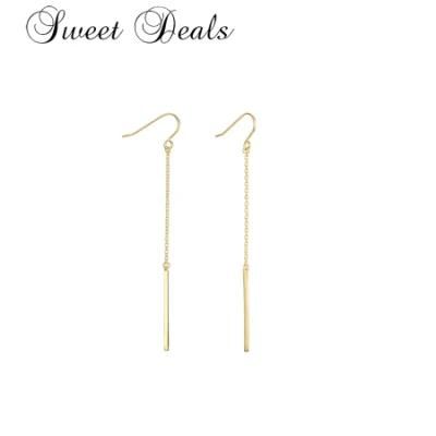 fashion Jewellery Long Line Chain Hook Earrings