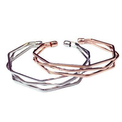 Fashion Jewelry Simple Bracelets Three-Dimensional Five-Story Geometric Irregular Bracelet