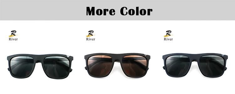 Shade Black Tr Frame Stock Polarized Sunglasses for Men