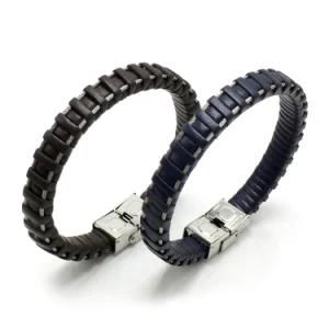 Fashion Jewelry Women Handmade Braided Leather Male Punk Bracelet