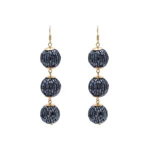 Fashion Accessories Artificial Jewelry Glass Ball Drop Earrings for Woman