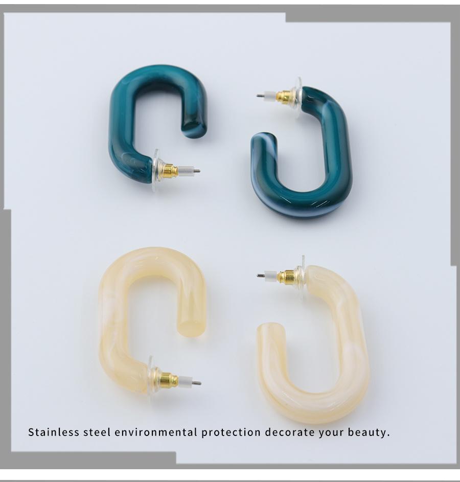U-Shaped Beauty Style Atmospheric Earrings