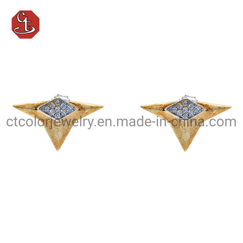Fashion Jewelry Design Jewellery 18 Gold Plated Adjustable 925 Silver Ring