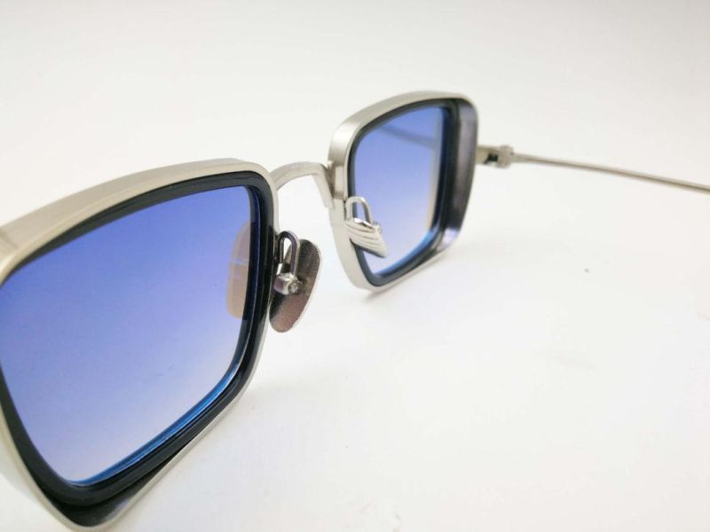 2020 New Arrival Glasses with Revo Square Metal Frame Custom Polarized Fashion Trendy Kabir Singh India Famous Zinc Sunglasses Ks1800