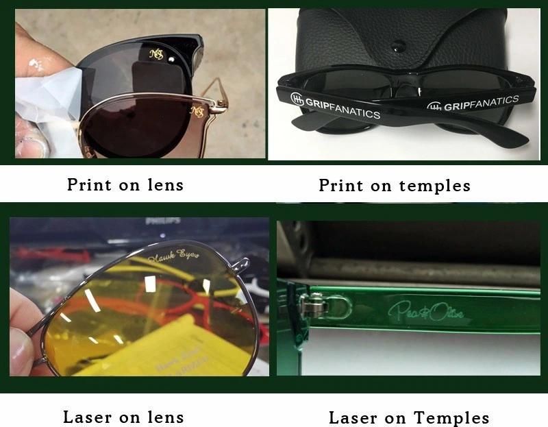 Plastic Medium Square Frame Polarized Lens Delicate Sunglasses
