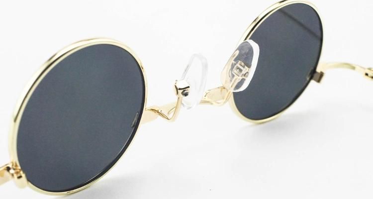 New Custom Logo Ready Funny Metal Frame Unisex Sunglasses